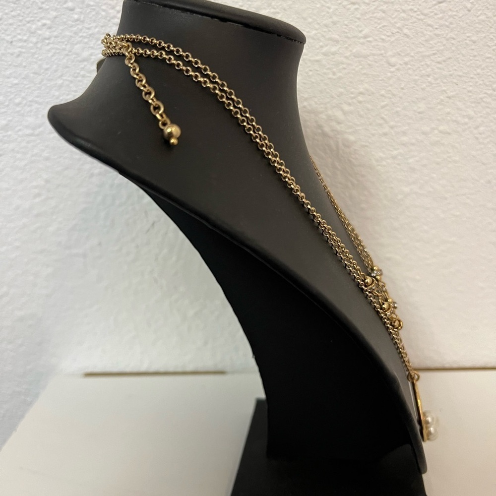 18k Gold Plated Two-layer Necklace - Picture 4 of 5